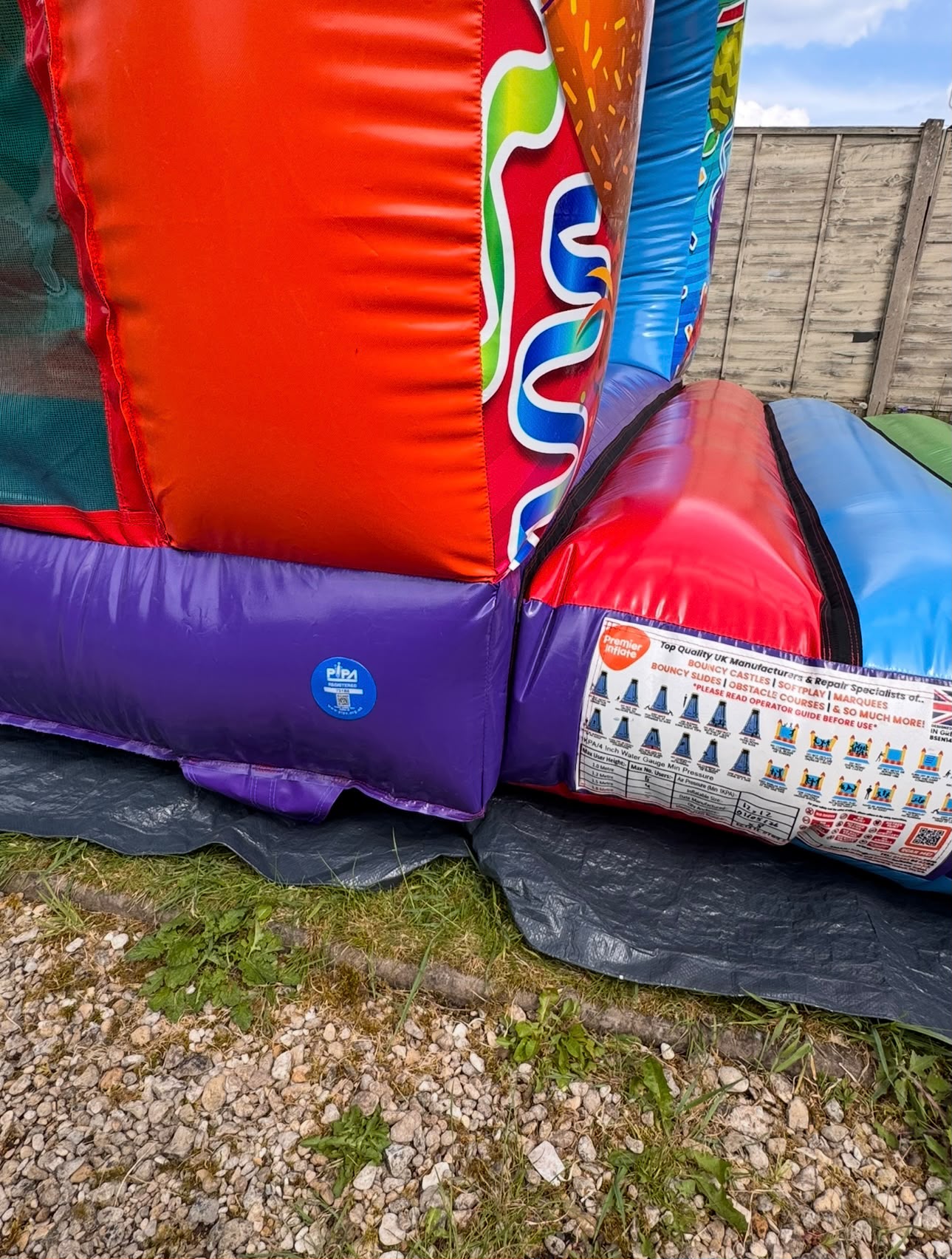 Party Balloon Bouncy Castle side view